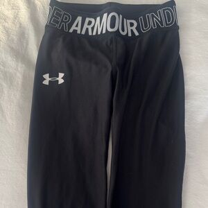 Under Armour Kids Black and White Leggings